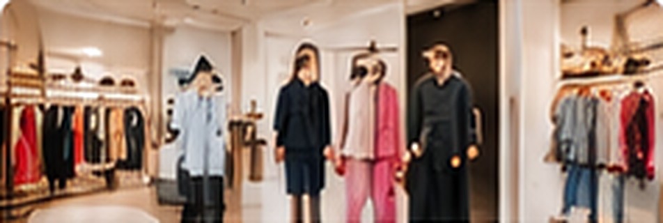 Clothing store interior